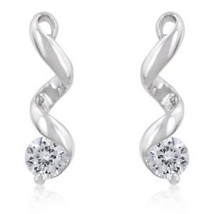 Solitaire Drop Earrings