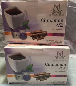NEW Mementa Coffee and Tea Cinnamon Tea Pods 12 Count