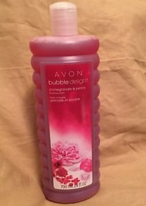 AVON NEW POMEGRANATE PEONY BUBBLE BATH 24fl.oz. Relaxing Pampered MOTHERS DAY
