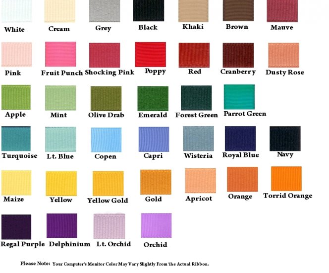 3/8" Copen Grosgrain Ribbon 5 Yards