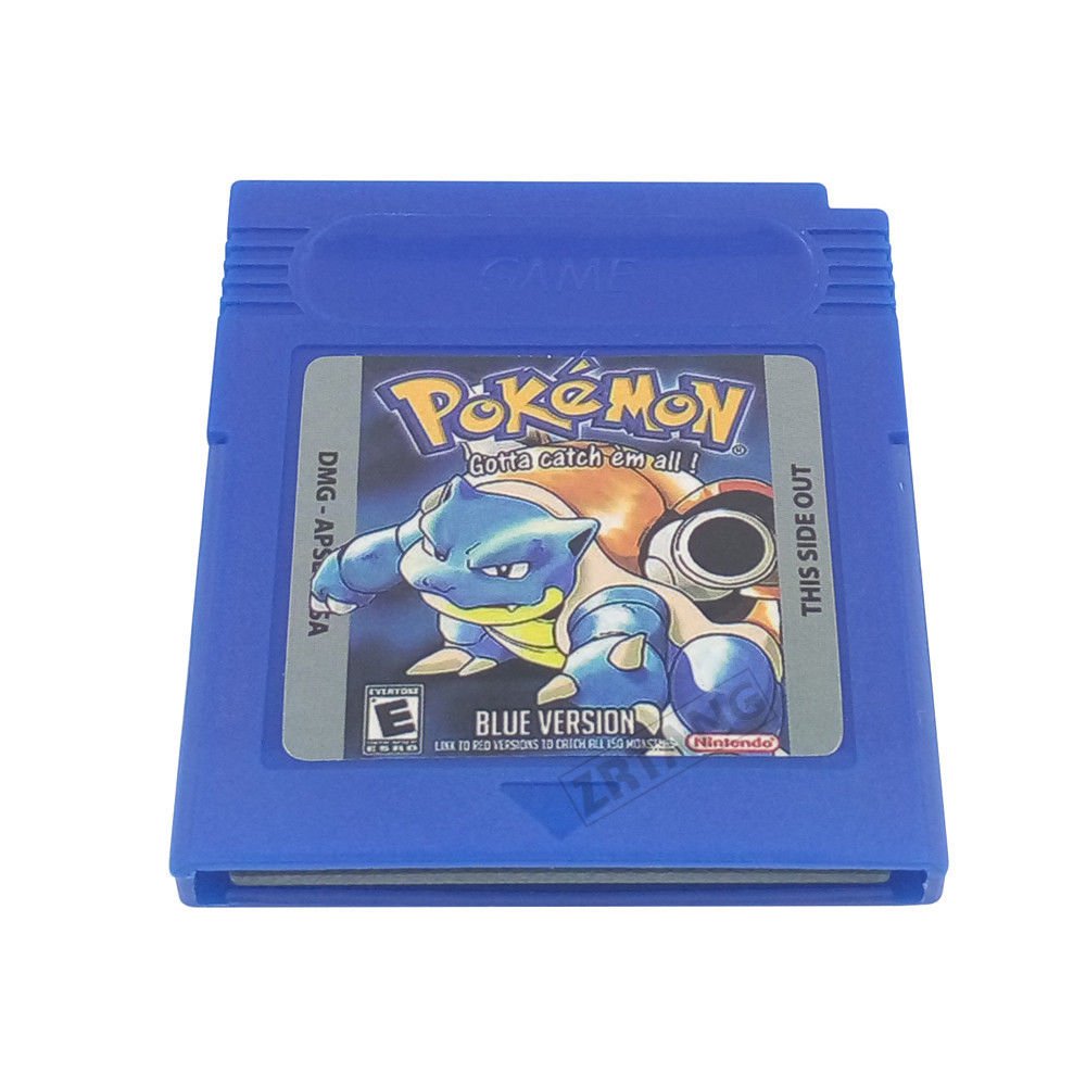 Pokemon Gameboy Color BLUE Version 100% Working and New Battery