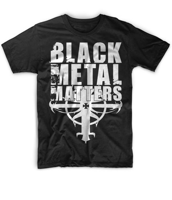 Black Men Tshirt Black Metal Matters Black Tshirt For Men