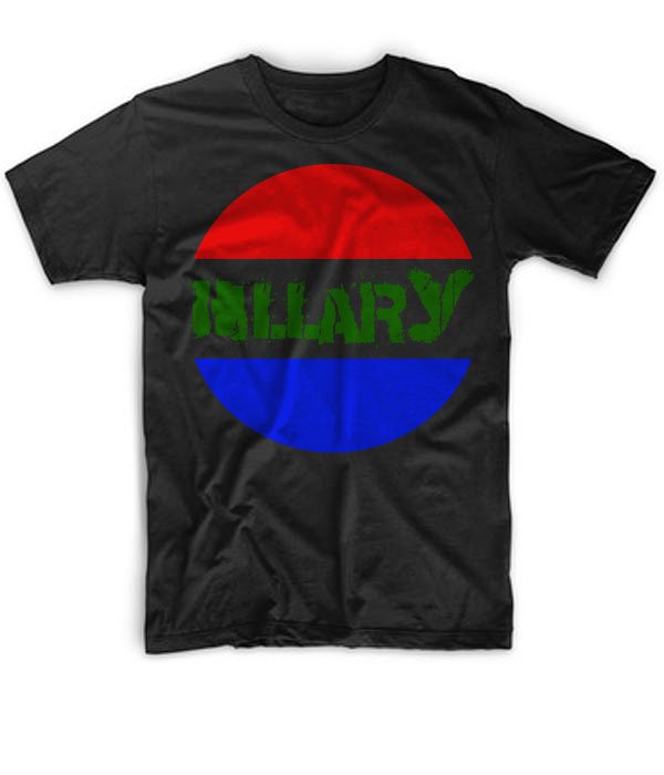 Black Men Tshirt Hillary Clinton Retro Vote Hillary Button 2016 Black Tshirt For Men