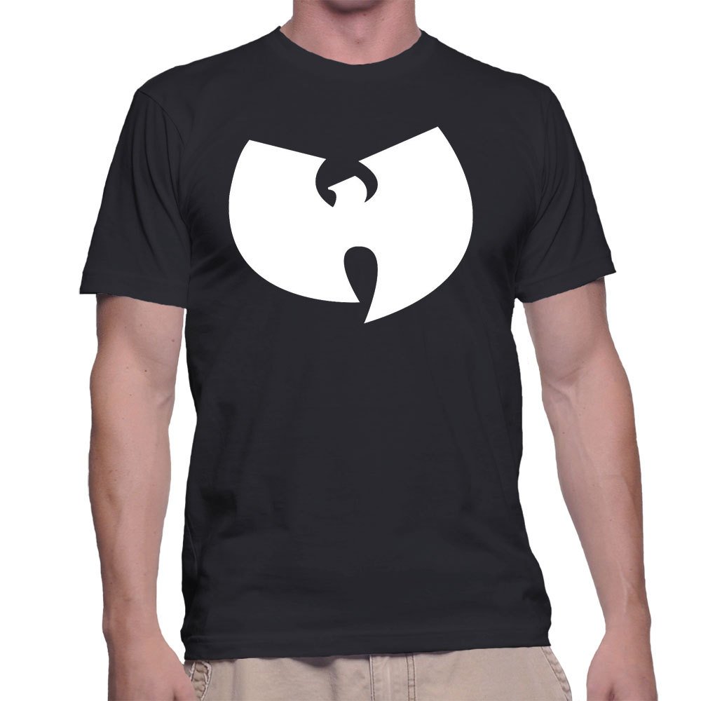 Black Men Tshirt Wu Tang logo Black Tshirt For Men
