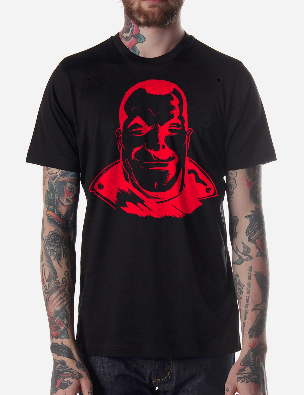 Black Men Tshirt Degan The Walking Dead Black Tshirt For Men