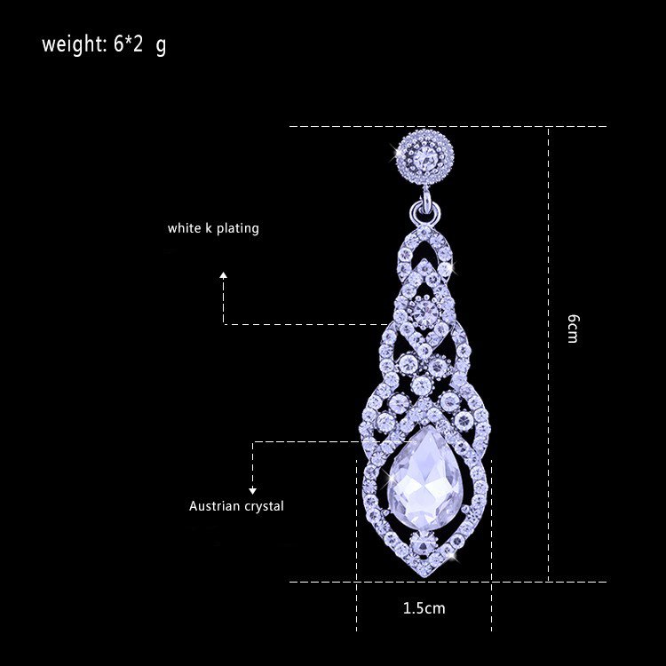 Earrings âOcean of Happinessâ (White