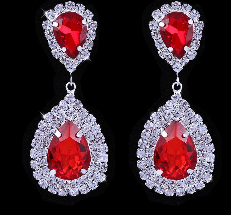 Earrings âInfinityâ (Red)