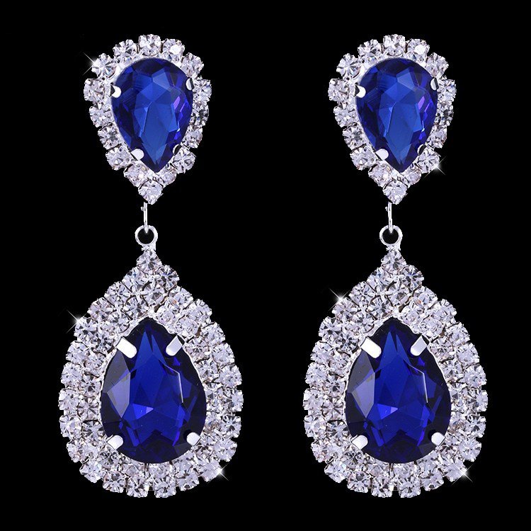 Earrings âInfinityâ (Blue)