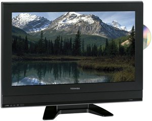 TOSHIBA 23HLV87 23" LCD TV/DVD COMBINATION WITH STAND
