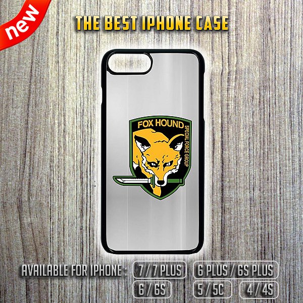 Fox Hound Special Group MGS iPhone 7/7 Plus 6/6S 5/5C 4/4S Case