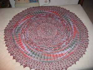 Orchid Leap Pi Shawl Pattern