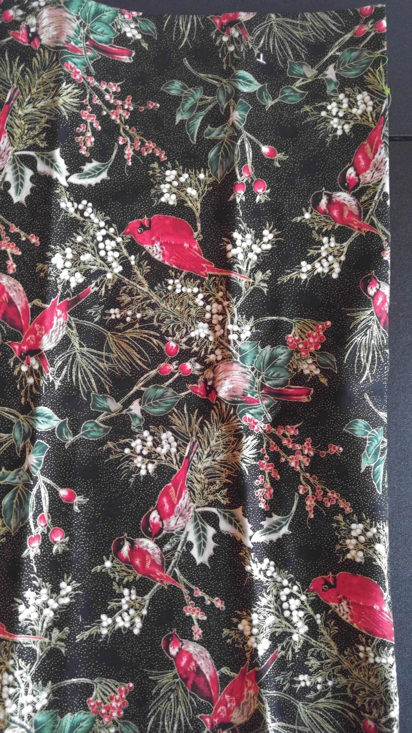 2 PCS PRINTED COTTON FABRIC 19X23