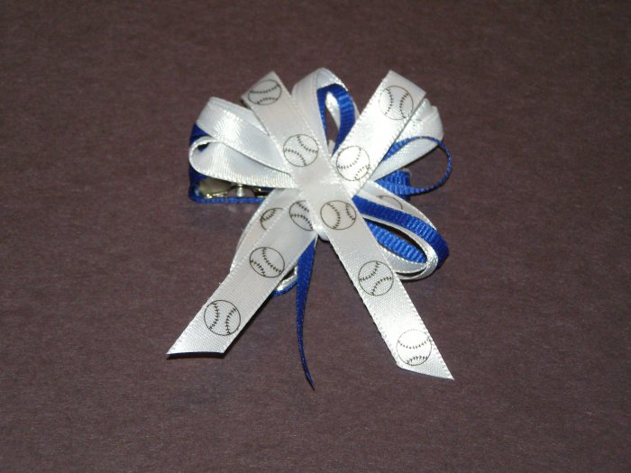 Sport theme hairbows