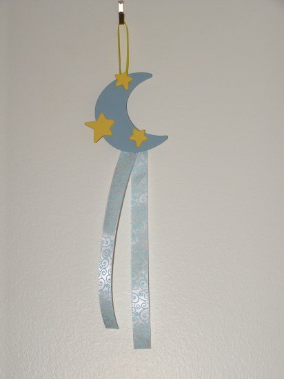 Star and Moon Hanging Bow Holder