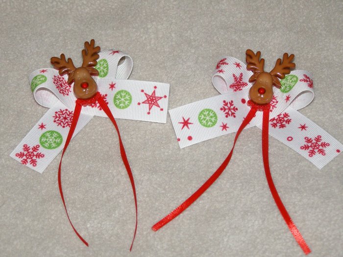 Reindeer Hairbows...