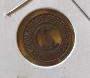 1956 Colorado Springs Transit Co. vintage transit token