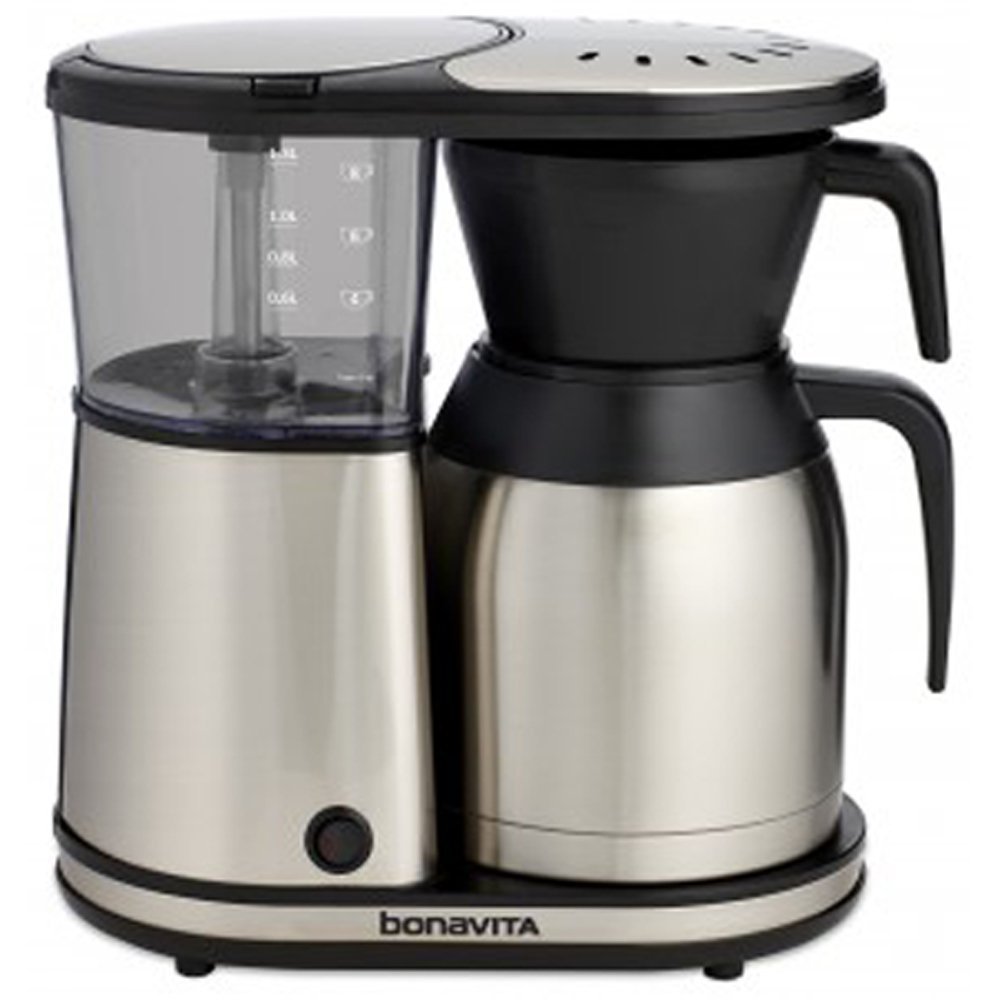 Bonavita BV1900TS 8-Cup Carafe Coffee Brewer, Stainless Steel