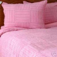 Liz Claiborne Strie Pink Twin Duvet Cover Set Sham Bedskirt Pillow