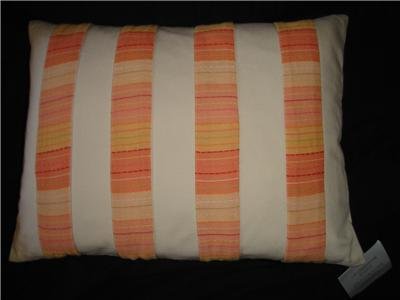 Liz Claiborne Bridget Orange Throw Toss Pillow
