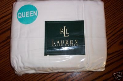 Ralph Lauren Classic 200 Ct. White Queen Flat Sheet