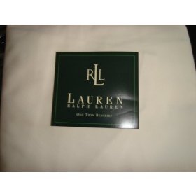 Ralph Lauren Solid White Twill Bedskirt Harbor View Bed Skirt