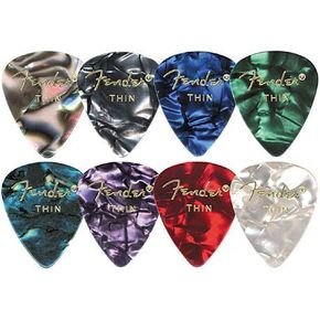 Fender 351 Premium Celluloid Guitar Picks