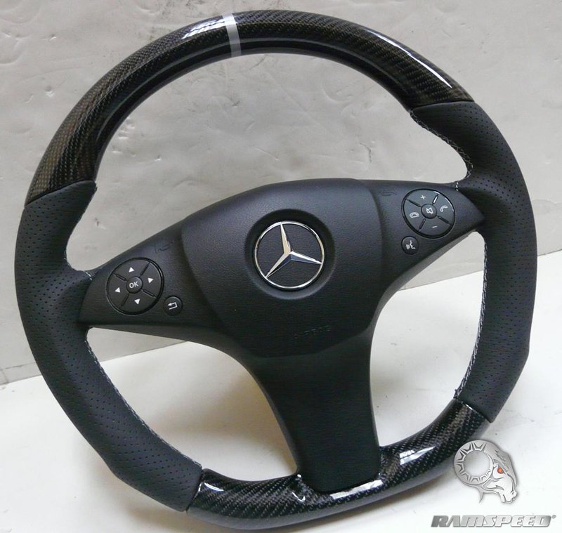 Mercedes-Benz-GT3-stripe-perforated-leather Black