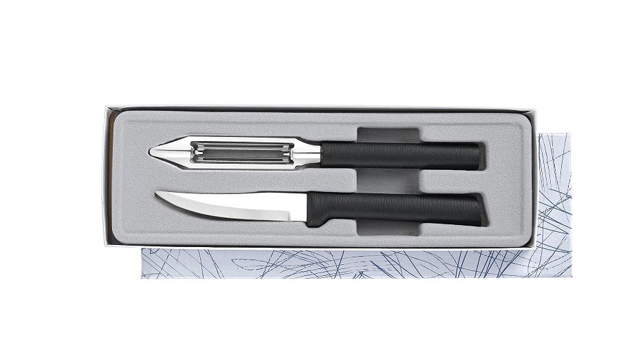 Pare & Peel Gift Set Black Handle.