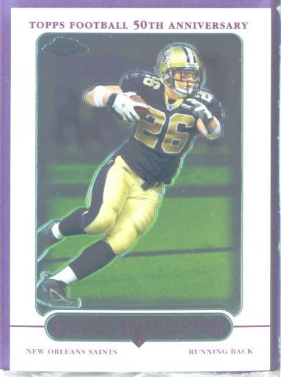 2005 TOPPS CHROME #1 DEUCE MCALLISTER