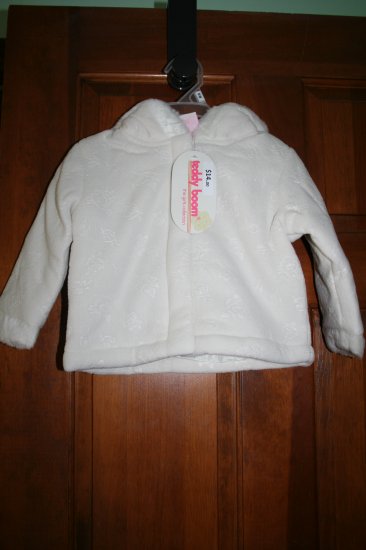 Cream Winter Hooded Coat