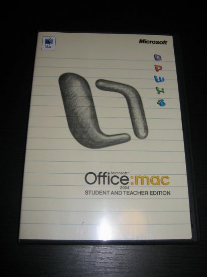 NEW Microsoft Office 2004 Mac Student Teacher Edition