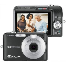 Casio Exilim EX-Z1050 10.1MP Digital Camera 3x Anti Shake Optical Zoom (Black)