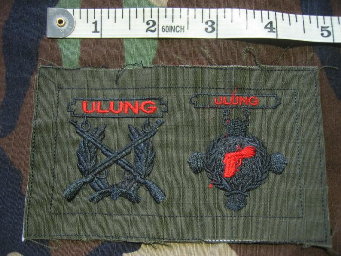 Indonesian Military Sharpshooter (Ulung) Rifle Pistol Patch FREE SHIPPING!