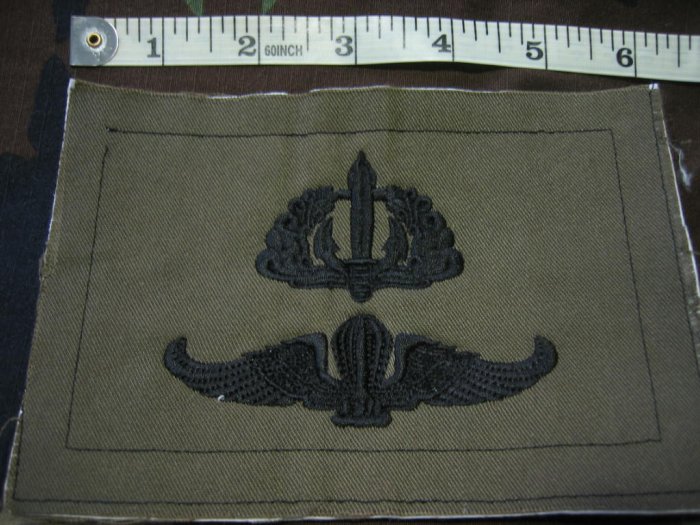 Indonesia Marine Commando & Jump /Parachute Wing Patch FREE SHIPPING!