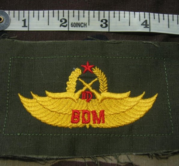 Indonesian Bela Diri Militer (BDM) Military Self Defense Patch FREE SHIPPING!