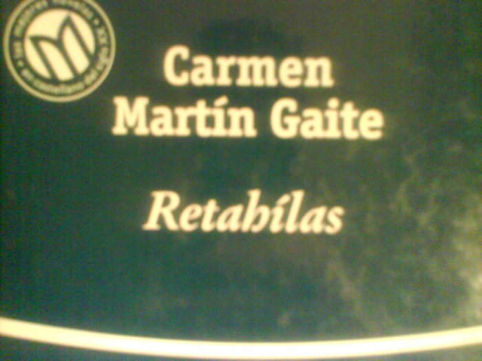 Retahilas by Carmen Martin Gaite. Bibliotex. 2001