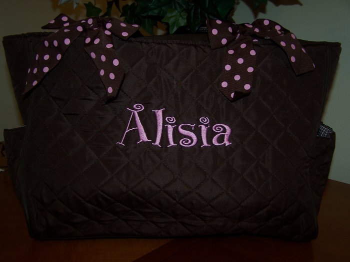 Monogrammed Diaper Bags