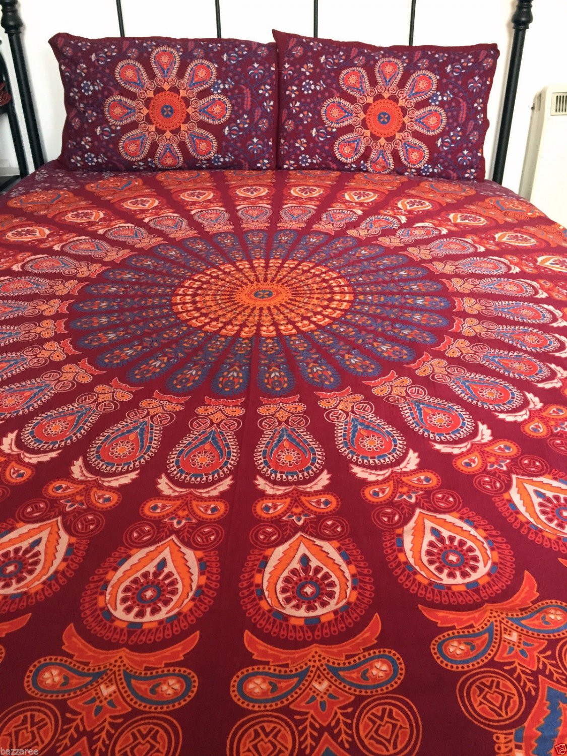 Indian Tapestry Wall Hanging Mandala Throw Bedspread Gypsy Pillow Cover Double