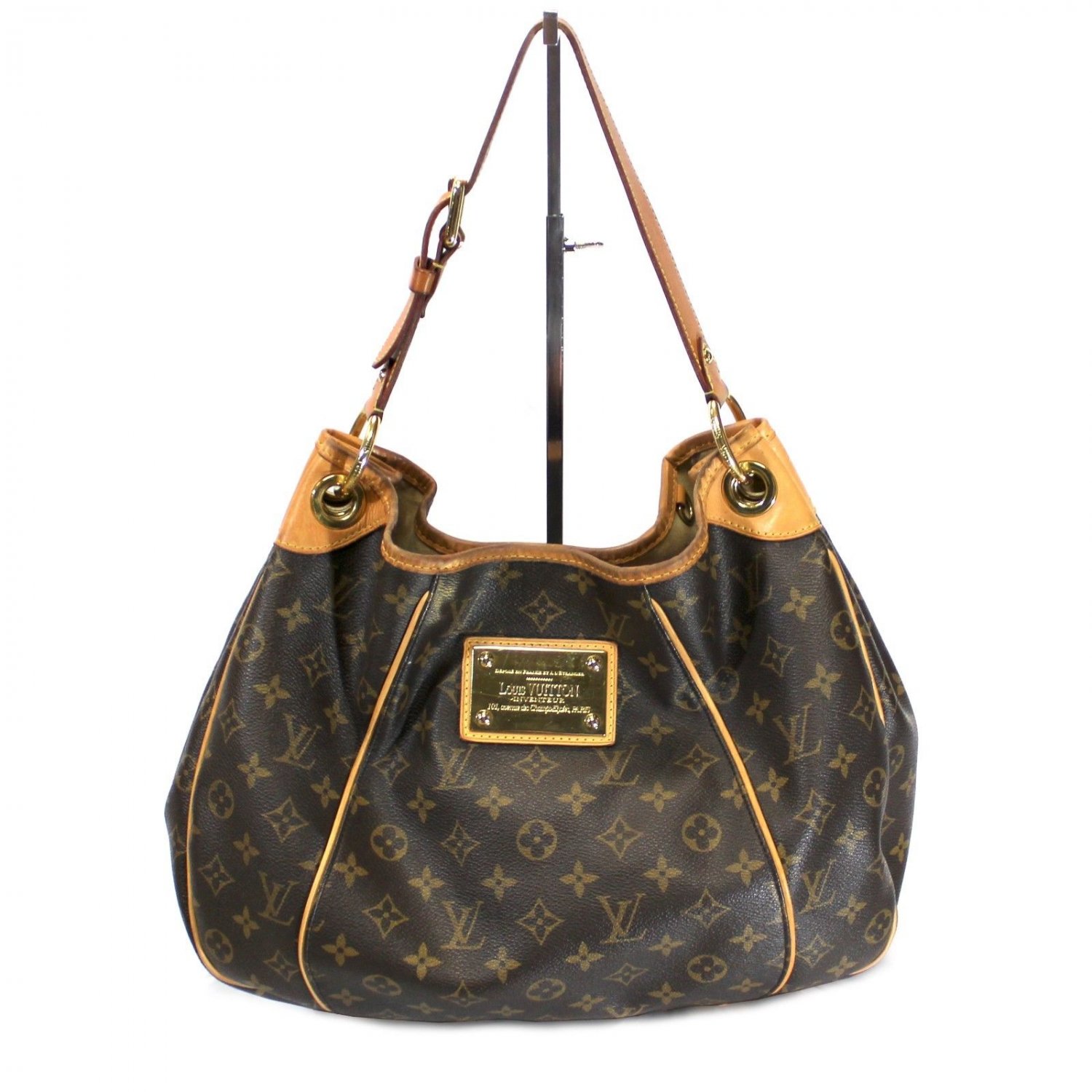 Louis Vuitton Monogram Canvas Galliera PM Hobo with Dust Bag