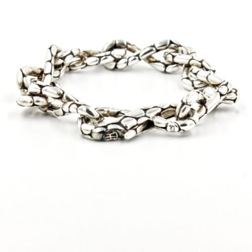 John Hardy Kali Twist Link Chain Bracelet in Sterling Silver 8"