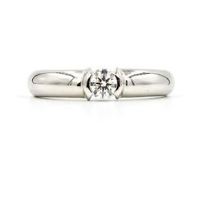 Tiffany & Co. Etoile Diamond Engagement Ring in 950 Platinum Size 7.5