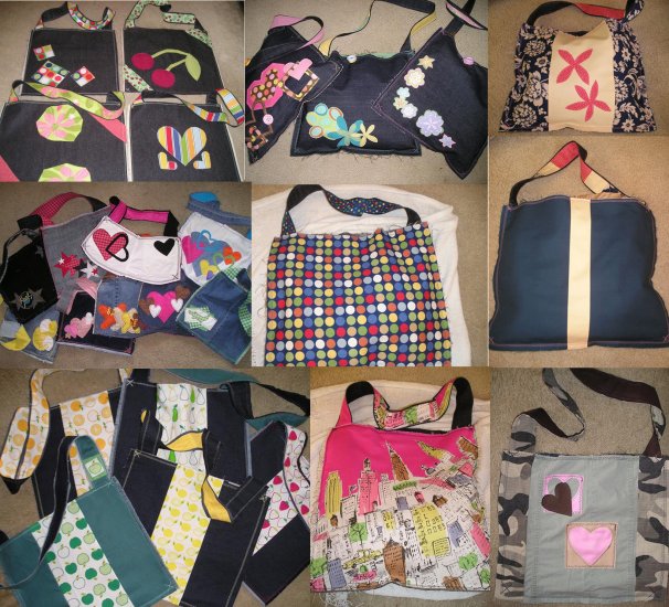 Strawberry & Chocolate tote book purse bag