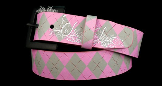 Argyle Pink Belt