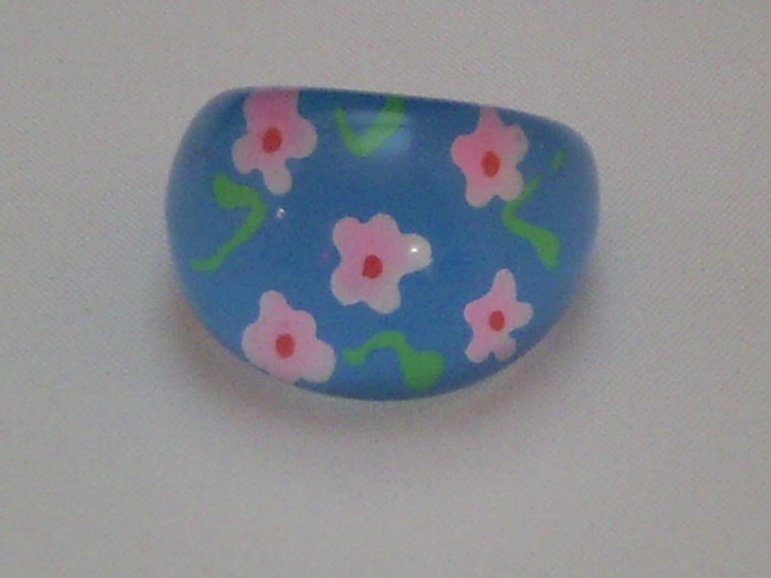 KCRIN 00002 Plastic Ring Blue
