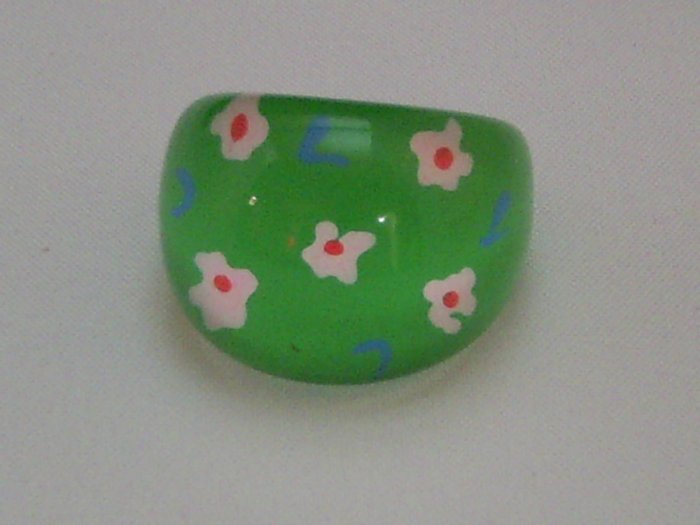 KCRIN 00004 Plastic Ring Green