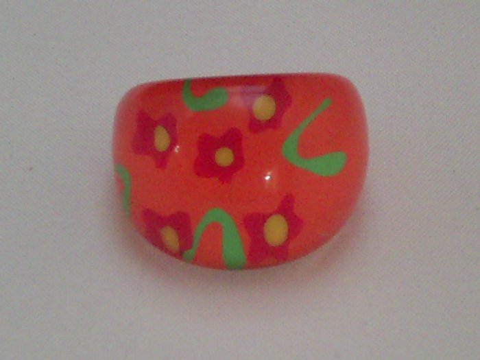 KCRIN 00006 Plastic Ring Orange
