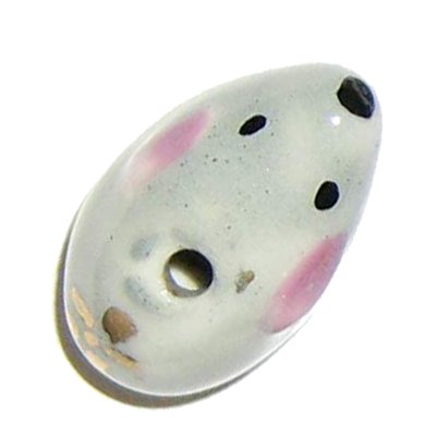 3 Ceramic Mouse Beads - Mice