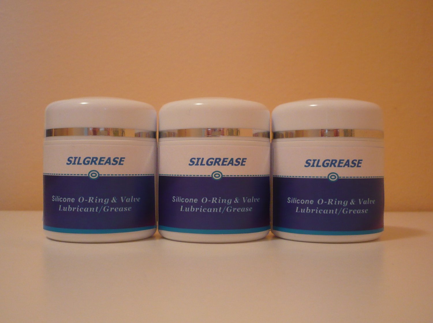 ORing Waterproof Silicone Grease / Lubricant 3 x 57g (2.0 oz) ORing Waterproof Silicone Grease / Lubricant 3 x 57g (2.0 oz)