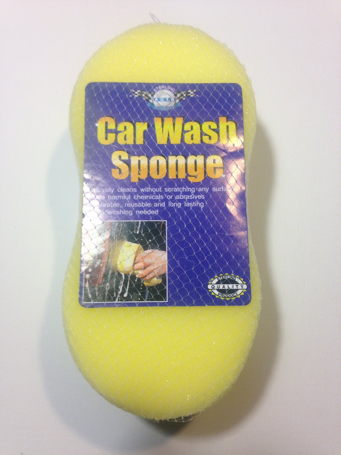 Car Wash Sponge - Yellow