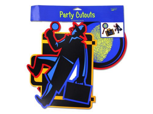 Secret Agent Party Cut Outs